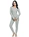 Goldenfox Women's Cotton Thermal Underwear Long Johns Winter Set Fleece Lined S-XXXL