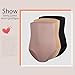 BOMIMI Women's Shapewear High Waist Panty Tummy Control Panties Seamless Body Shaper Pack