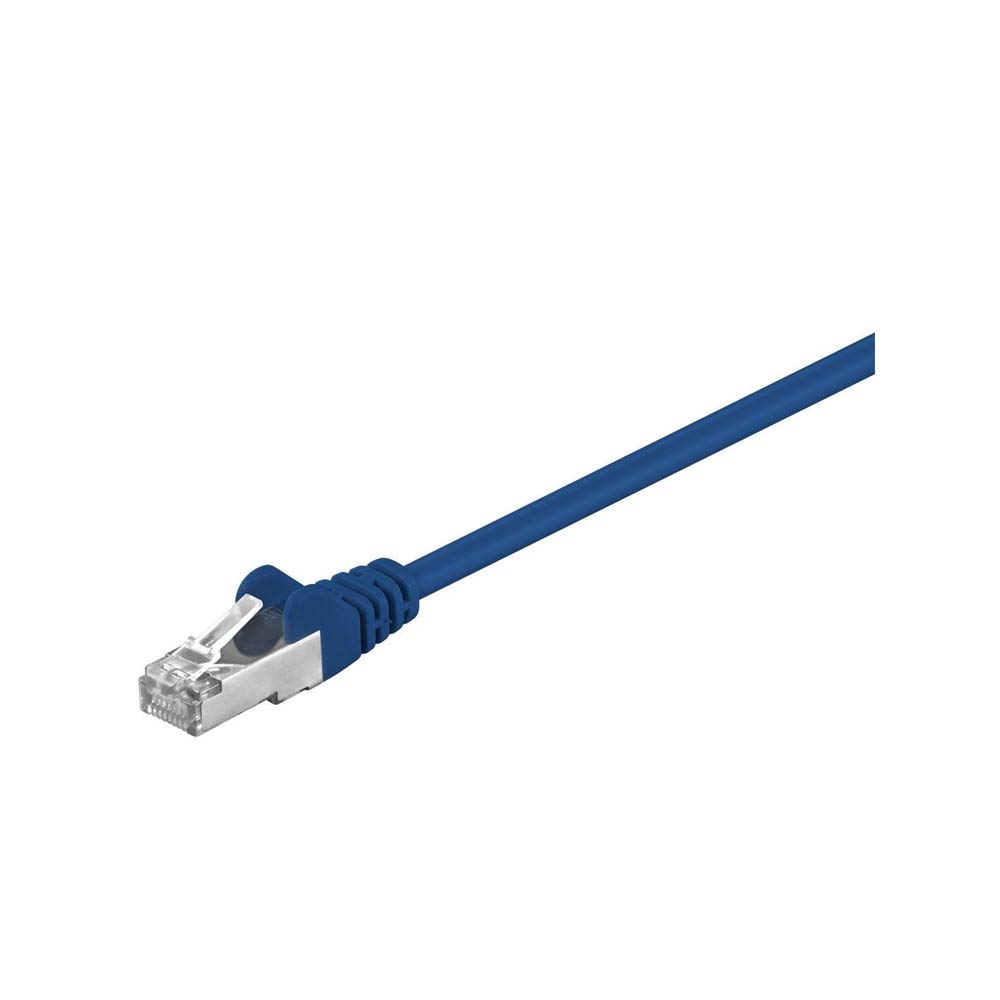 Goobay 50160 CAT 5e Patchcable, F/UTP, Blue, 3m Cable Length