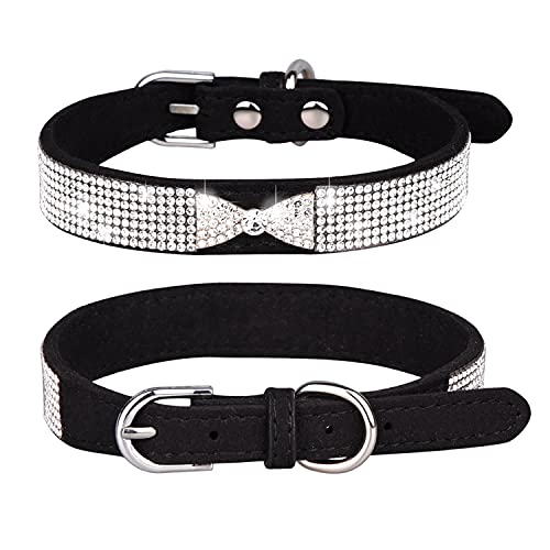 Pimaodog Rhinestone Dog Collar