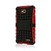LG Optimus L70 Case, MPERO IMPACT SR Series Kickstand Case for LG Optimus L70 / Realm - Red