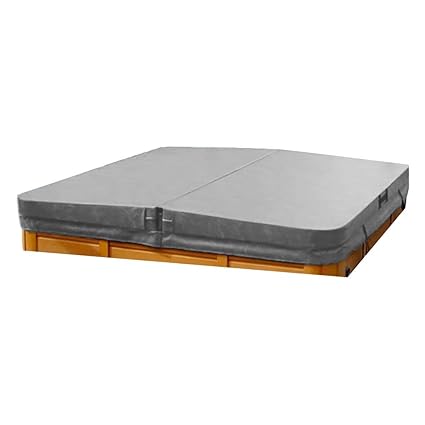 The Cover Guy Standard 4 Replacement Hot Tub Spa Cover Coast Spa Models 92x92x10 Radius Corners Grey