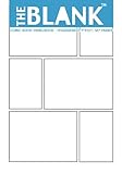 The Blank Comic Book Panelbook - Staggered, 7"x10", 127 Pages