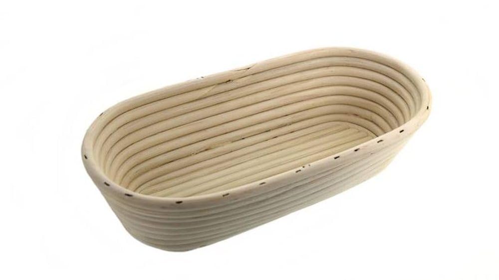 ORION rattan bread bin basket for home oval bread, 32 x 15 cm, height 9 cm