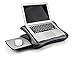 MAX SMART Laptop Lap Pad Laptop Stand with Attached Mouse Pad, Cushion and USB Fan Cooling, Non-Slip Heat Shield Tablet Computer Stand for Sturdy Work Station for Home, Office, Bed Sofa, Couch and Carthumb 1