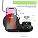 BESTBEING Wireless Charger, 3 in 1 Wireless Charging Dock for Apple Watch and Airpods, Charging Station for Multiple Devices, Qi Fast Wireless Charging Stand Compatible iPhone X/XS/XR/Xs Max/8/8 Plus