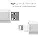 [Apple MFi Certified] USB 3.0 Flash Drive for iPhone iPad, GMYLE Mini External Storage Memory Expansion USB Stick with Lightning Connector (32GB) (Silver)