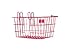 Retrospec Detachable Steel Apollo-Lite Lift-Off Front Bike Basket with Handles, Pinkthumb 2