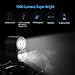 Bike Headlight, GVDV 1600 Lumens Bike Light with Rechargeable 10400 mAh Battery, 5 Lighting Modes, Can Charge Smartphone or GPS and Be Powered by Power Bank