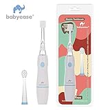 Kid's Electric Toothbrush, Replaceable Brush Head with LED Light, 360+ Soft Clean Ultrasonic Toothbrush, IPX7 Waterproof, For 3 Years and Up (Blue)