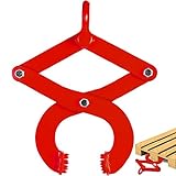 BestEquip 1T Pallet Puller Steel Single Scissor Red