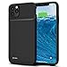 Battery Case for iPhone 11 Pro Max, 5000mAh Ultra Slim Portable Protective Charging Case Extended Rechargeable Battery case for iPhone 11 Pro Max (6.5 Inch) Black