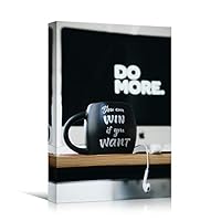 Canvas Wall Art Pressed Quotes Inspirational Words Art Print Motivational Quote - 12x18 inches