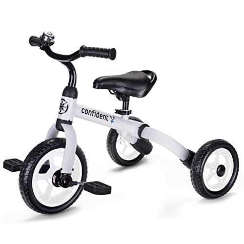 YGJT 3 in 1 Toddler Tricycle for 2 4 Year Old Folding Kids Trike