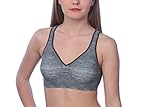 Barely There (BALI) Comfort Flex Fit Wire-Free Bra, Gray/Black/Large