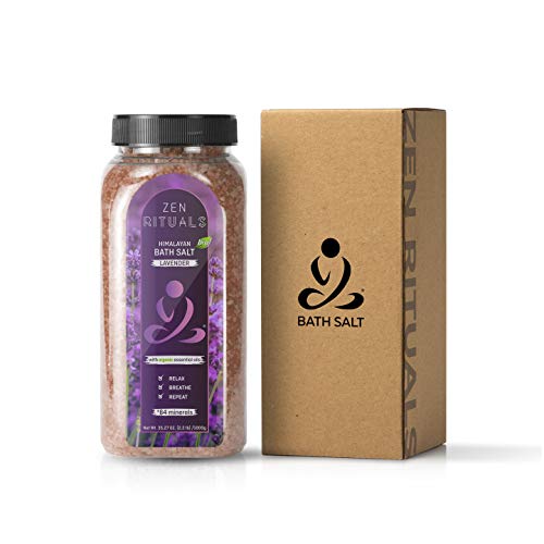 Zen Rituals Pink Himalayan Bath Salt With Organic Essential Oil