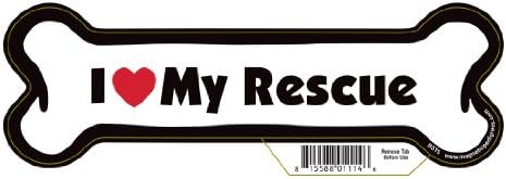 Rescue Dog Bone Magnet
