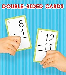 Carson Dellosa 4-Pack Math Flash Cards for Kids