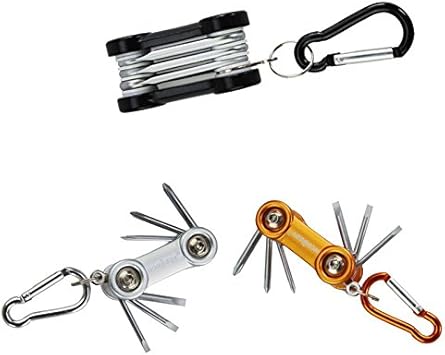 Takestop Mini Tournevis 6 Embouts Tournevis Torx Pliant Etoile Fixe Mesures 2 5 3 5 Porte Cles Porte Cles Cle Avec Mousqueton Amazon Fr High Tech