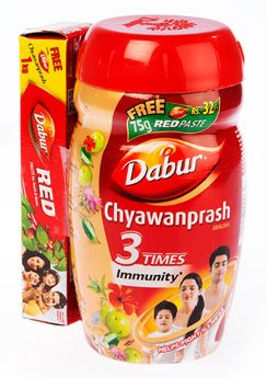 Dabur Chyawanprash 1 Kg + Free Dabur Red Tooth Paste 75g