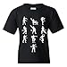 UGP Campus Apparel Emote Dances - Funny Youth T Shirt - Small - Black