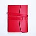 One Day Sale - Red Bound Leather (PU) Journal - Assists Any Daily Goal/Personal Calendar Planner - Great Travel Companion - Suitable Diary & Notebook - Men & Women- Cultivates Happiness & Gratitude