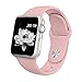 top4cus Apple Watch Band 38mm Soft Silicone Replacement Sport Strap iWatch Band for Apple Watch 38mm Model - Medium/Large - Vintage Rose