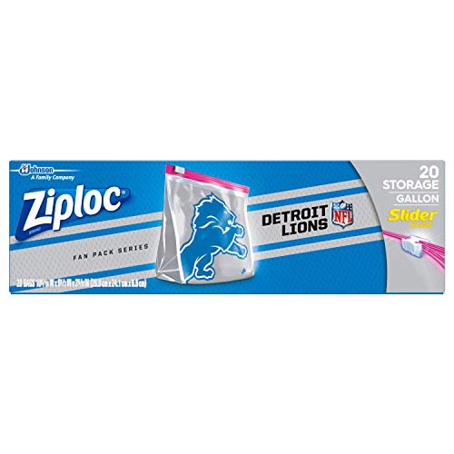 Ziploc Slider Storage Gallon Bag, Great for Grabandgo Snacking