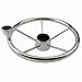 13-1/2 Inch Stainless Steel Steering Wheel with Knob Control Knob Wheel For Boats & Yacht (13.5'' steel wheel with knob)