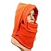 Eforstore 6 in 1 Thermal Fleece Balaclava Hat Hood Police Swat Ski Bike Wind Stopper Face Mask New Caps Neck Warmer (Orange)