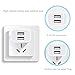 Frerush 3 Pack 2A 5V Universal Color Dual USB Port AC/DC Wall Travel Home Charger Power Adapter Plug for HTC, LG, Galaxy S Series, Note Series，Android Phone, iPhone 7 6s 6 Plus, iPad Air, Mini