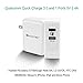 Mackertop 36W Dual USB Wall Charger with Qualcomm Quick Charge 3.0 and 1 Ports 5V 2.4A for Huawei P9,Galaxy S7/S6/Edge, Note 5/4, LG G5/G4, HTC One M8/M9/A9, Nexus 6, iPhone, iPad and More Phone