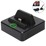 Defway Switch Dock, Portable Switch Charging Stand, Compact Switch to HDMI Adapter, Switch Docking Station with Extra USB 3.0 Port, Replacement Charging Dock for Nintendo Switch with USB C Power Input