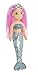 Aurora World Sea Sparkles Mermaid Plush, Crystal,, 10 inches