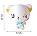 Dialeesi Squishies Slow Rising Jumbo Cute White Bear - Kawaii Squeeze Toy Pack 6.5 inch | Soft and Cream Scented Stress Reliever for Kids