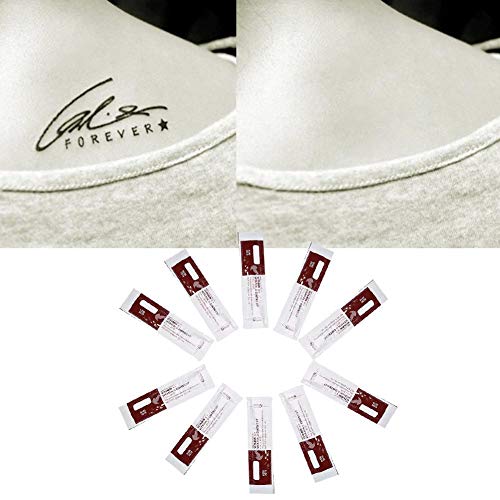 Anti Scar Tattoo Repairing Ointment Cream, 10Pcs/Set Professional Makeup Tattoo Repairing Care Lotion For Permanent Makeup Tattoo Supplies(White)