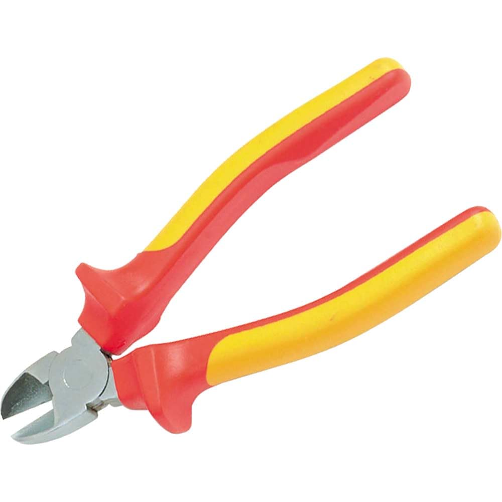 Stanley 0-84-009 "Maxsteel" VDE Side Cut Plier, Red/Yellow, 160 mm