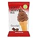 Clabber Girl Chocolate Soft Serve Ice Cream Mix 6 Pound with By The Cup Rainbow Sprinkles