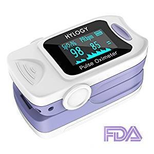 Hylogy Oxímetro de Pulso Oxígeno Digital de Sangre con Cable para Llevar