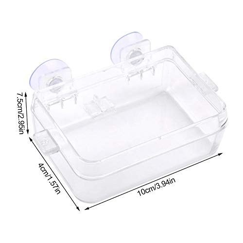 Nitrip Amphibians Reptiles Anti-Escape Feeder Worm Feeding Basin Tortoise Lizard Crawler Food Bowl - Thumbnail 6
