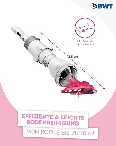 Poolsauger Akku BC02 mit Kleiner Standardpoolstange