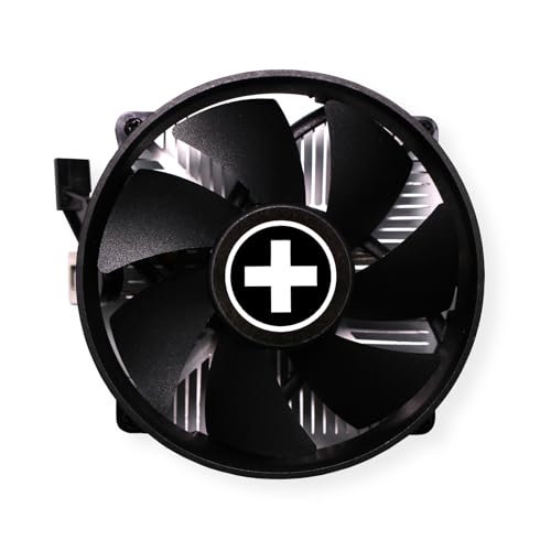Xilence A200 AMD Ventilateur de processeur, Top Blow, 92mm Ventilateur, 89W TDP, noir/argent