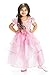 Little Adventures Royal Pink Princess Dress Up Costume for Girls (Medium Age 3-5) - Machine Washable Child Pretend Play and Party Dress with No Glitter