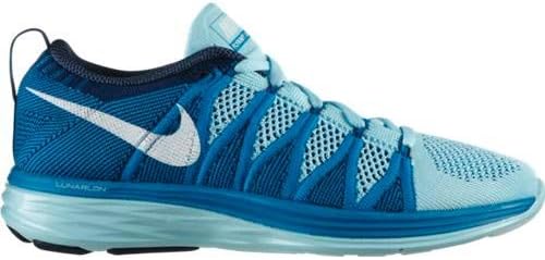 Amazon ナイキ ランニングシューズ フライニット ルナ2 レディース グレイシャーアイス ホワイト ターク ブルー 4 26 5 Nike ナイキ ランニング