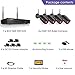 【2019 New】Wireless Security Camera System, ANRAN 8CH 1080P NVR 4pcs 960P Indoor/Outdoor Waterproof WiFi Surveillance IP Cameras with Night Vision, Motion Detection, Remote Monitoring NO Hard Drive
