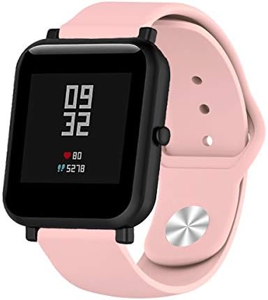 Klaas NIC Silicon Watch Band for Withings Activite 18mm Steel HR/Pop/Fossil Q Gen 3 Venture/Gen4 Venture/Venture HR/Ticwacth C2 Mens Womens SmartWatch
