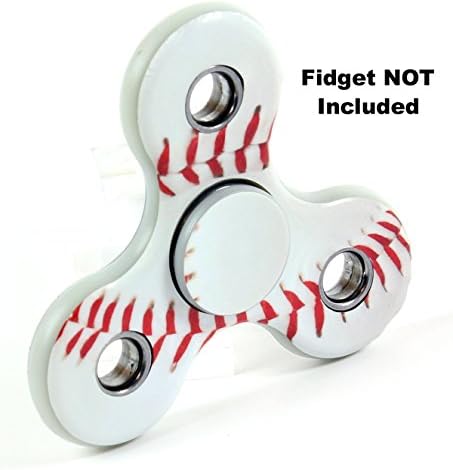 Ultradecals Fidget Spinner Toy Decal Skin | Protective Sticker Wrap | Easy To Apply Cover | Low Grip Adhesive Removes Clean | 100's of Designs | FIDGET NOT INCLUDED (Baseball)