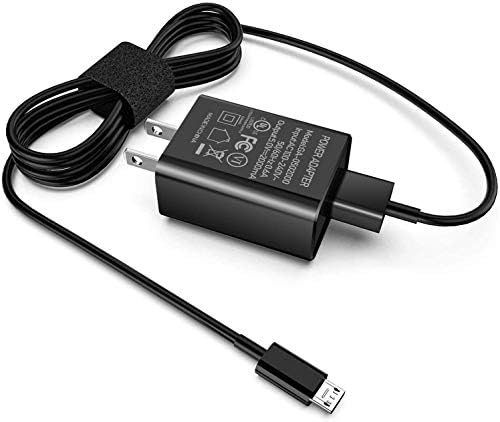 Kindle Hearth Quick Charger Fotbor [UL Listed] AC Adapter 2A Speedy Charger with 6Ft Micro USB Cable for Amazon Kindle Hearth 7 HD 8 10 Pill, Children Version,Kindle Hearth HD HDX 7” 8.9”, Hearth Cellphone (Black)