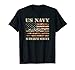Vintage US Navy Submarine Service American Flag Tshirt