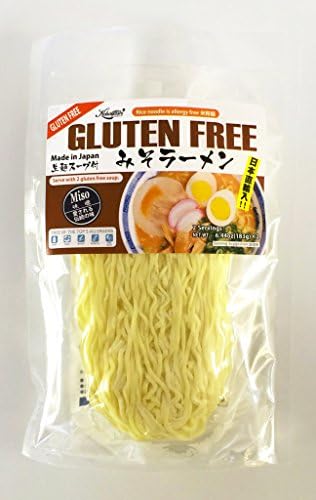 Authentic Japanese Gluten Free Fresh Miso Ramen w/ Soup Base (2 servings x 3pk)